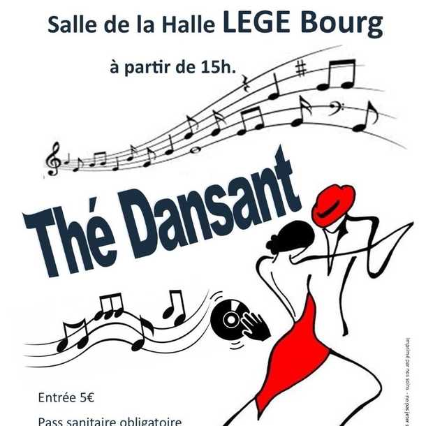 Thé dansant 21/11 à 15h - Lège Bourg - salle La Halle